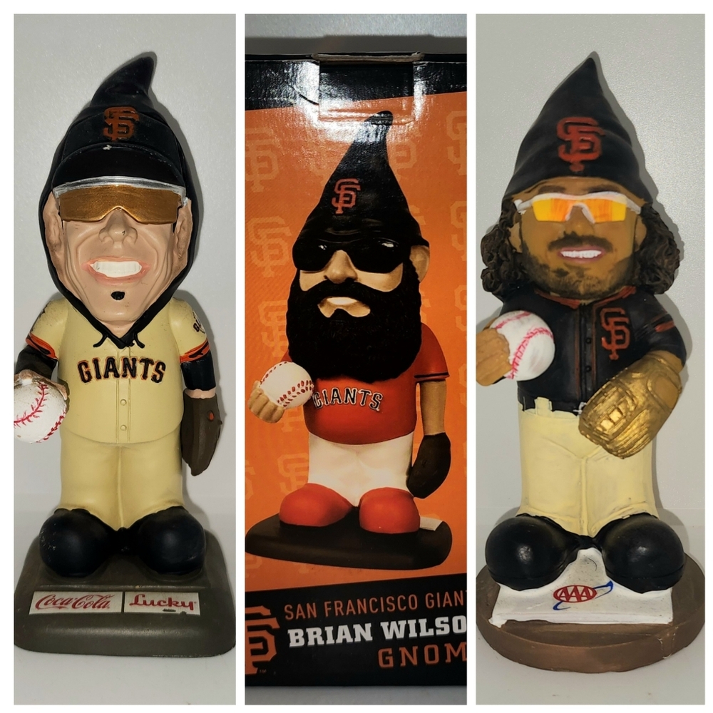 San Francisco Giants SGA Gnome figure Brandon Crawford Tim Lincecum Brian Wilson